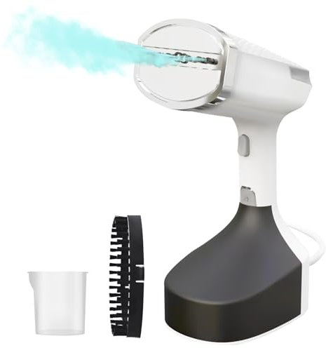 Dampfglätter,Tragbarer 1600W Steamer Dampfglätter 20 Sekunden schnellem Aufheizen- für vertikales und horizontales Dämpfen, Chnelle Faltenentfernung Dampfglätter für Familie, Büro und Reise