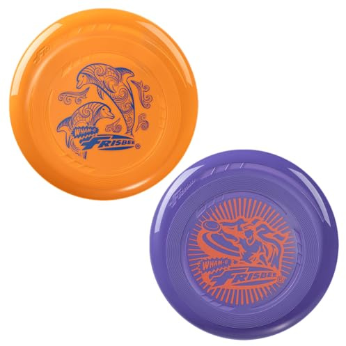 Wham-O Frisbee Go Flugscheibe 70g, 22.86 cm Leichtes buntes Spielzeug-Set für Anfänger Kinder Jungen Mädchen ab 5 Jahren Outdoor Strand Park Garten Spiel