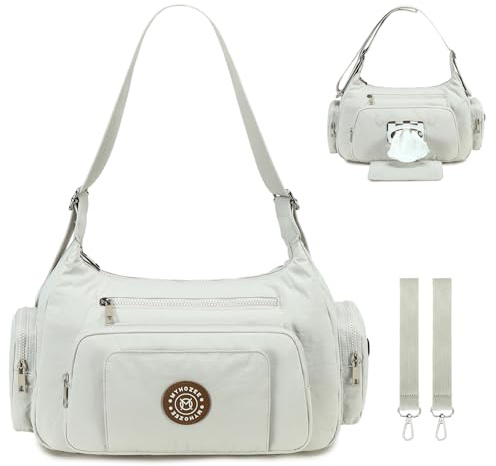 Myhozee Baby Wickeltasche zum Umhängen Kinderwagen Diaper Bag Reisewindeltasche für Mama und Papa,Multifunktions Babytasche Puppenwickeltasche mit Kinderwagenbefestigung，Tasche für Feuchttücher