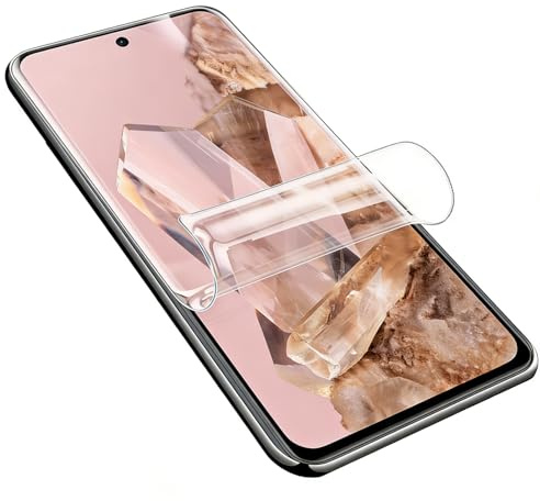 YiiLoxo Protector de Pantalla para Google Pixel 8 Pro 5G, Película de Hidrogel Flexible[Sin Vidrio Templado][Alta Sensibilidad][HD Transparente]