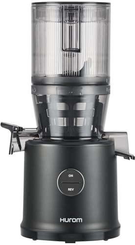 Hurom H80-ST Neuer Slow Juicer | Elektrische Kaltpresse | Entsafter für Gemüse & Obst | 2.2L Kapazität | Automatische Entsaftungsfunktion | BPA-frei | 15 Jahre Garantie | 200W | (Mattschwarz)
