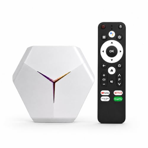 Quad-Core Android TV Box 4GB 32GB 4K UHD WiFi 6 Large Storage Media Player