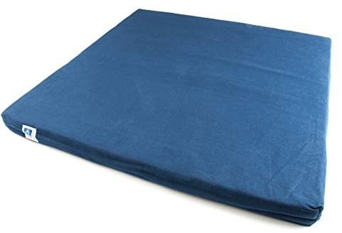 Berk YO-19 Meditations-Zubehör - Meditationsmatte dunkelblau mit Kokosnuss-Faser