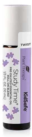 Plant Therapy Essential Oils Study Time KidSafe Blend Pre-Diluted Roll-On 10 mL