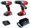 Einhell 4257200 Power X-Change Cordless Combi and Drill Driver Kit - Twin Pack , Red