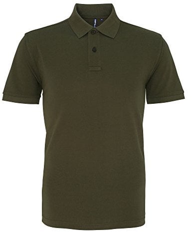 Asquith & Fox Men's Asquith and Fox Men's Polo Short Sleeve Polo Shirt, Green (Olive 000), X-Large (Manufacturer Size:XL)