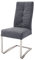 möbelando Schwingstuhl Esszimmerstuhl Schwinger Küchenstuhl Stuhl Tyrone I (2-er Set) Grau