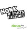 Decus Honk if Parts Fall Off // Sticker OEM JDM Style Aufkleber