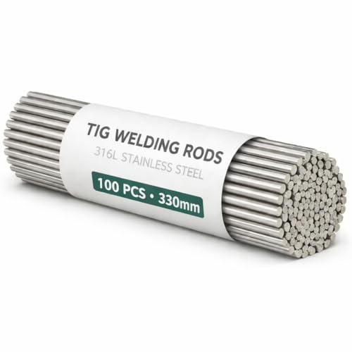Électrodes de remplissage pour soudure TIG en acier inoxydable 316L 1,0 mm 1,2 mm 1,6 mm 2,0 mm 2,4 mm 3,2 mm (100, 2,4 mm)