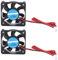 Ventilador de la impresora 3D 2Pcs,Tangxi 50x50x10mm Ventilador de enfriamiento de la impresora 3D,DC12V 4000-6500RPM 8-14CFM Ventilador Super silencioso 5010 para Makerbot Arduino Ender 3 CR-10