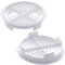 Merriway BH07429 Dachscheibenverkleidung, für 70 mm Loch, Weiß, 25 Stück