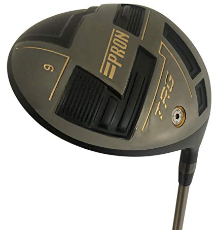 wazaki Japan Titanium verstellbarer Driver USGA R A Rules Golfschläger mit Schlägerhaube, schwarzes Öl-Finish, 460 cc, 10 Grad Loft, Senior Flex, TRV21 Modell