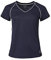 Björn Borg Damen Tesia V Tee Tennis Shirt, Damen, Tennis-Shirt, 2121-1070-72731, Nachthimmel, 38