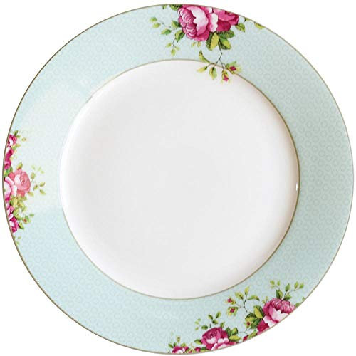 LKYU Piatti 8 pollici Inglese Rosa di alta qualità Bone Bone Plate China-Blue-A.