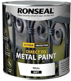 Ronseal Direct to Metal Paint White Matt 2.5L