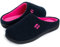 RockDove Bicolore Pantofola da Donna in Memory Foam, 38/39 EU, Scuro Navy e Fucsia