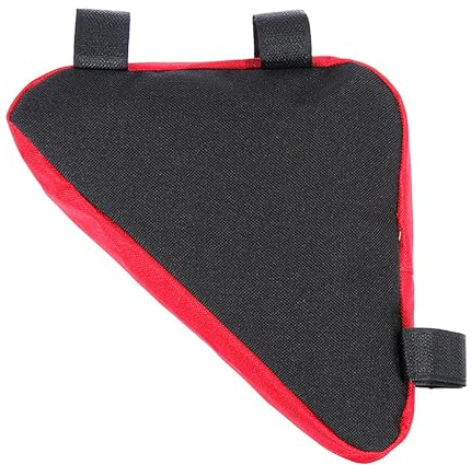 Retoo Fahrrad Dreiecktasche, Rahmentasche, Triangeltasche, Fahrradtasche, Radtasche für Rahmen ideal Fahrradschloss, Werkzeug, Regenjacke, Fahrradrahmen Tasche Rennräder, MTB, Schwarz, 20x18.5x4cm