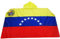 AZ FLAG Drapeau Vénézuela 150x90 cm - Cape Drapeau Vénézuelien 100% Polyester Avec Manches Intégrées - Body Flag 80g