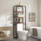 SogesHome Toilettenregal Badregal über die Toilette Regal 4 Stöckiges WC Aufbewahrungsregal Höhe 171 cm Badezimmer Organizer platzsparendes Badezimmer Regal über Waschmaschine