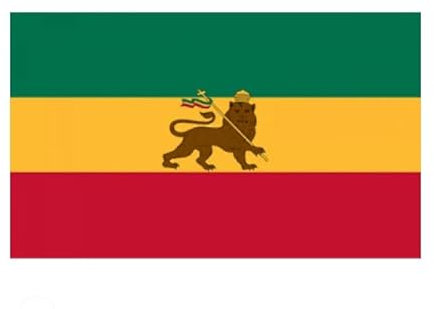 FlagSuperstore - Bandiera dell'Etiopia con leone, 100% poliestere