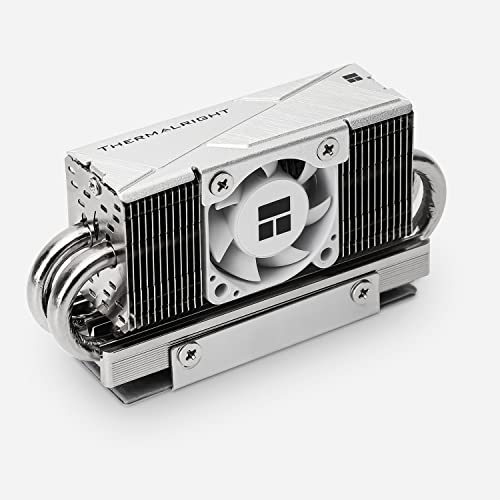 Thermalright HR10 2280 PRO SSD Cooler, 2280 SSD Heatsink, dissipatore di calore a due lati, 3500 – 6500 RPM High Speed, 4 tubi di calore in rame, Desktop High Performance 2280 SSD Cooler (HR10 2280