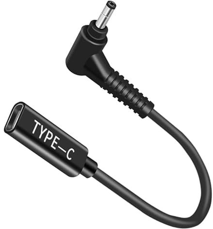 Cavo di Alimentazione USB Tipo C da 100 W, 20 V, Con Adattatore DC 4,0 x 1,7 mm, Maschio a Femmina, USB C per Lenovo Ideapad