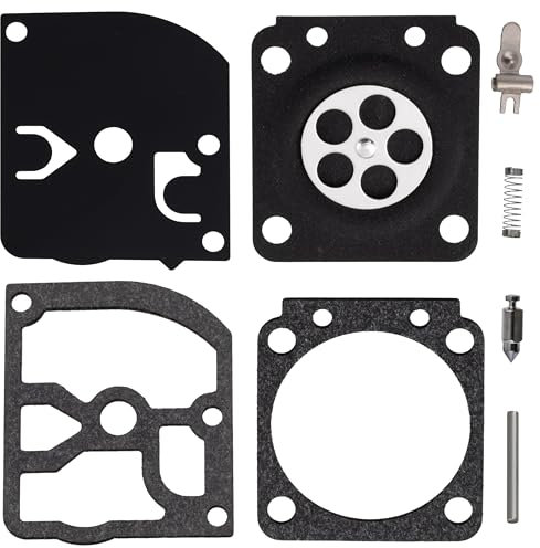 AERZETIX - C73176 - Kit di riparazione e membrana del carburatore per motosega - compatibile con Stihl MS 170 , MS 180 , 017-018 , FS400 , FS450 , FS480