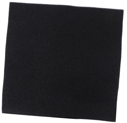 Angoily Biochemischer Filterschwamm für Aquarien 50 X 50 cm Schnittgröße Schwarz für Süßwasserfischtanks