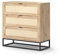 Vicco Kommode Natal, Eiche, 92 x 92.5 cm mit 3X Schubladen