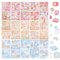 NICENEEDED 30 Blatt Kpop Fotokarten Deko Aufkleber Niedliche Koreanische Cartoon Aufkleber Dekorative Klebeaufkleber Für Scrapbooking Mit Tieren