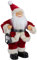 Christmas Paradise Tanzender Weihnachtsmann 30cm Dekofigur Musik und Bewegung rot