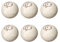 Bolas de Secadora de 6 Piezas, Bolas de Lavandería de Lana Orgánica para Ablandamiento de Telas, Adecuado para Todo Tipo de Ropa, Toallas, Ropa de Cama, Estática en Ropa para