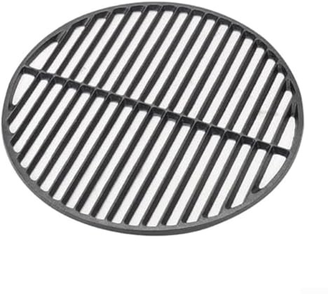 Durashmall Runder Grillrost aus Gusseisen, Grillgitter, Grillrost, Grillrost, Grillrost, Grillrost, für Grill, Braten, Fleisch, Küchenzubehör, schwarz (12 cm)