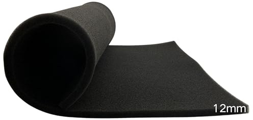 YGQ Luftfilterschaum Luftfiltereinsatz 50 PPI 38 x 58 cm Dicke 12 mm passend zugeschnitten für Roller Motorräder Quads Rasenmäher Airbox-Filtration Luftreiniger Entlü