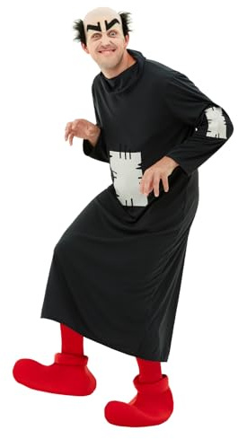 Funidelia Offizielles Gargamel-Kostüm, Die Schlümpfe-Outfit, Karnevalskostüme, Halloween und Junggesellenabschiede – Einheitsgröße