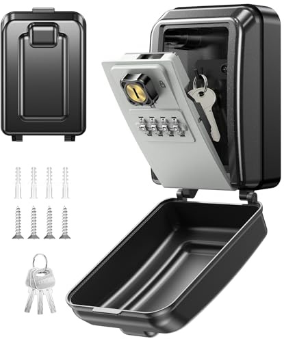 Mohard Key Box 3 Key Ricambio Resettabile, Cassetta Chiavi Codice 4 Cifre