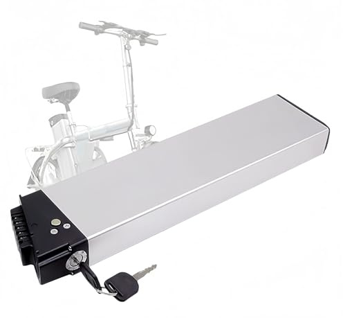Batterie Ebike 48V 8Ah 10Ah 15Ah Pliante Batterie Au Lithiumpour Moteur De Vélo 1500W -250W De Vélo Chargeur (48V 8Ah, 410mm)