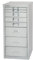 BISLEY MultiDrawer, 29er Serie, DIN A4, 8 Schubladen, Metall, 355 Silber, 38 x 27.9 x 59 cm