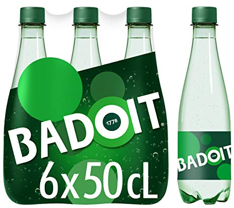 Badoit Eau Gazeuse Finement Pétillante, 6 x 50cl