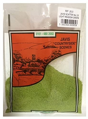Scenic Scatter , Model Railway / Wargaming, Light Meadow Green, Javis
