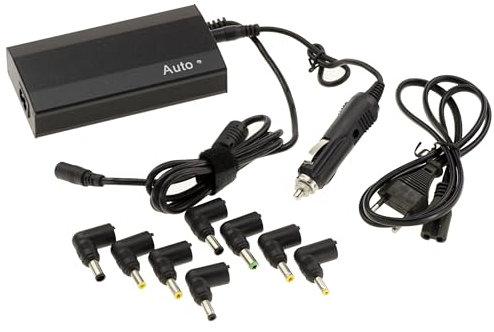 KALEA-INFORMATIQUE Alimentation Universelle Prise Allume Cigare 12V et Secteur 220V pour PC Portable 120W, avec réglage Automatique de la Tension