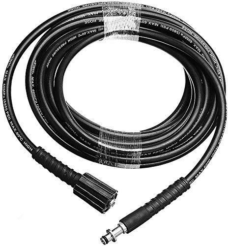 JOYFULBID High Pressure Washer Water Hose for Cleaning, 6m / 8m / 10m for Karcher Series (Old Version Round Connect Head, 10M)
