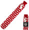 iMedic Bouillotte eau Chaude Extra Longue 2L Recouverte d'une Housse de Luxe en Polaire Super Douce ou en Tricot Confortable - Bouillotte eau Chaude Longue - Coeurs Tricotés (Rouge)