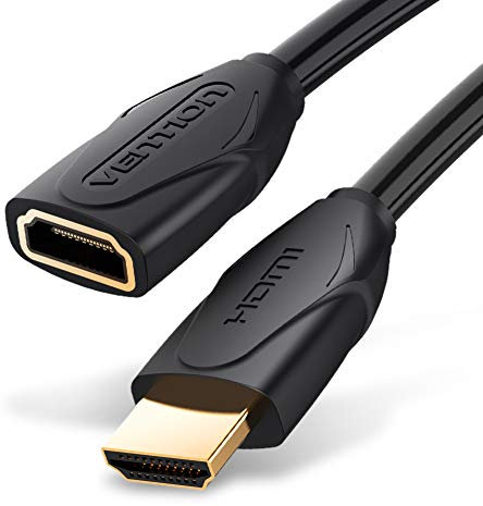 Vention - Cable alargador HDMI (2 m), Color Negro