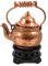 Melody Jane Dolls House Old Fashioned Copper Kettle on Stand 1:12 Kitchen Accessory