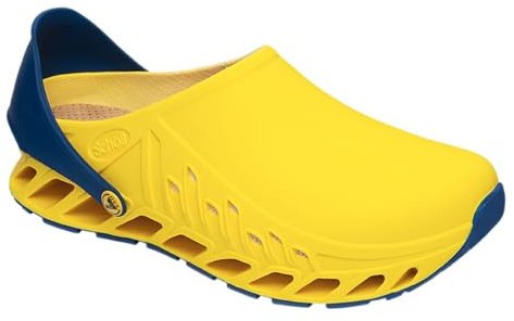Scholl Evoflex, Scarpe da Lavoro Unisex - Adulto, Giallo, 39 EU