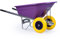 KCT 160L XL Twin Wheel Wheelbarrow Purple - Heavy Duty Garden/Stable Yard/Builders Barrow with Puncture Proof Tyres