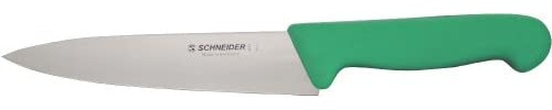 Schneider Kochmesser, Grün, Schmale Klinge 16cm
