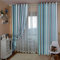 ZAPVI Fenster Vorhang Schlaufen-Vorhang Bunt & gestreift Dekorative Gardine Schlaufenschal Fenster-Schal 2er Set Größe:2 x B140 x H245cm