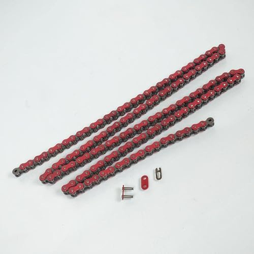 -kette Übertragung Rot ARTEK 134 Glieder Zahnweite 420 für Motorrad 50 Links Gehäuse